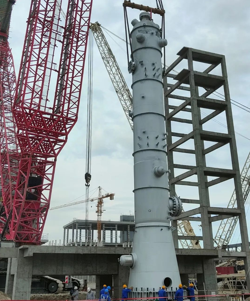 新疆中泰新材料甲醇合成及精馏装置浮头式换热器